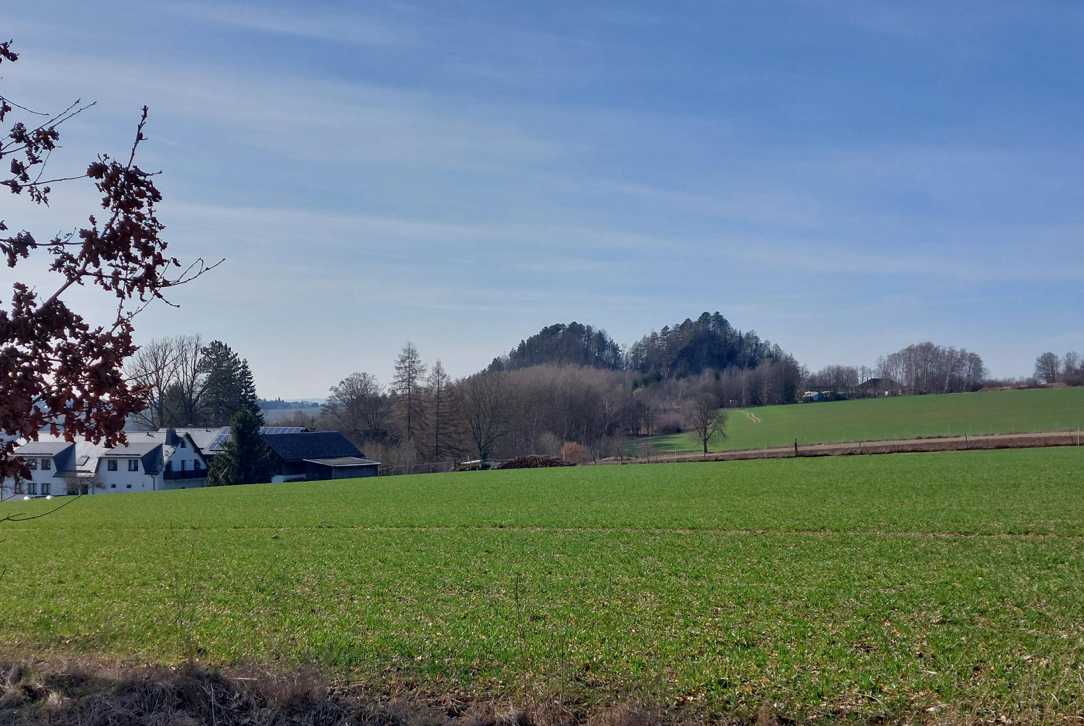 Blick auf Mechelgrün